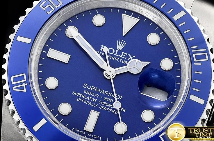 0420 HighQuality ROLSUB0257 – Submariner 116619LN SS SS Blue JF Asia 1031